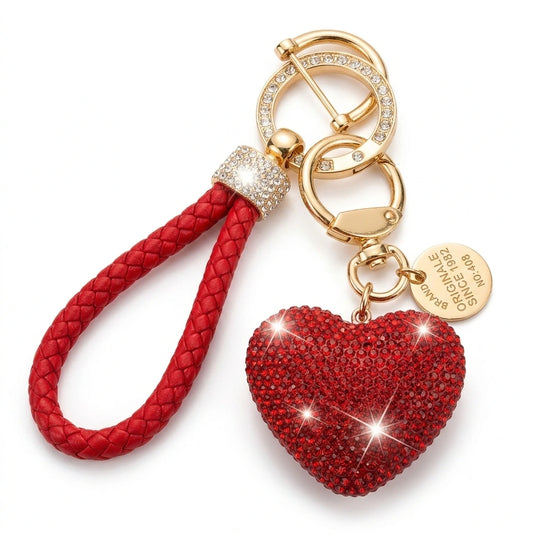 Charm-Cuore Glitter